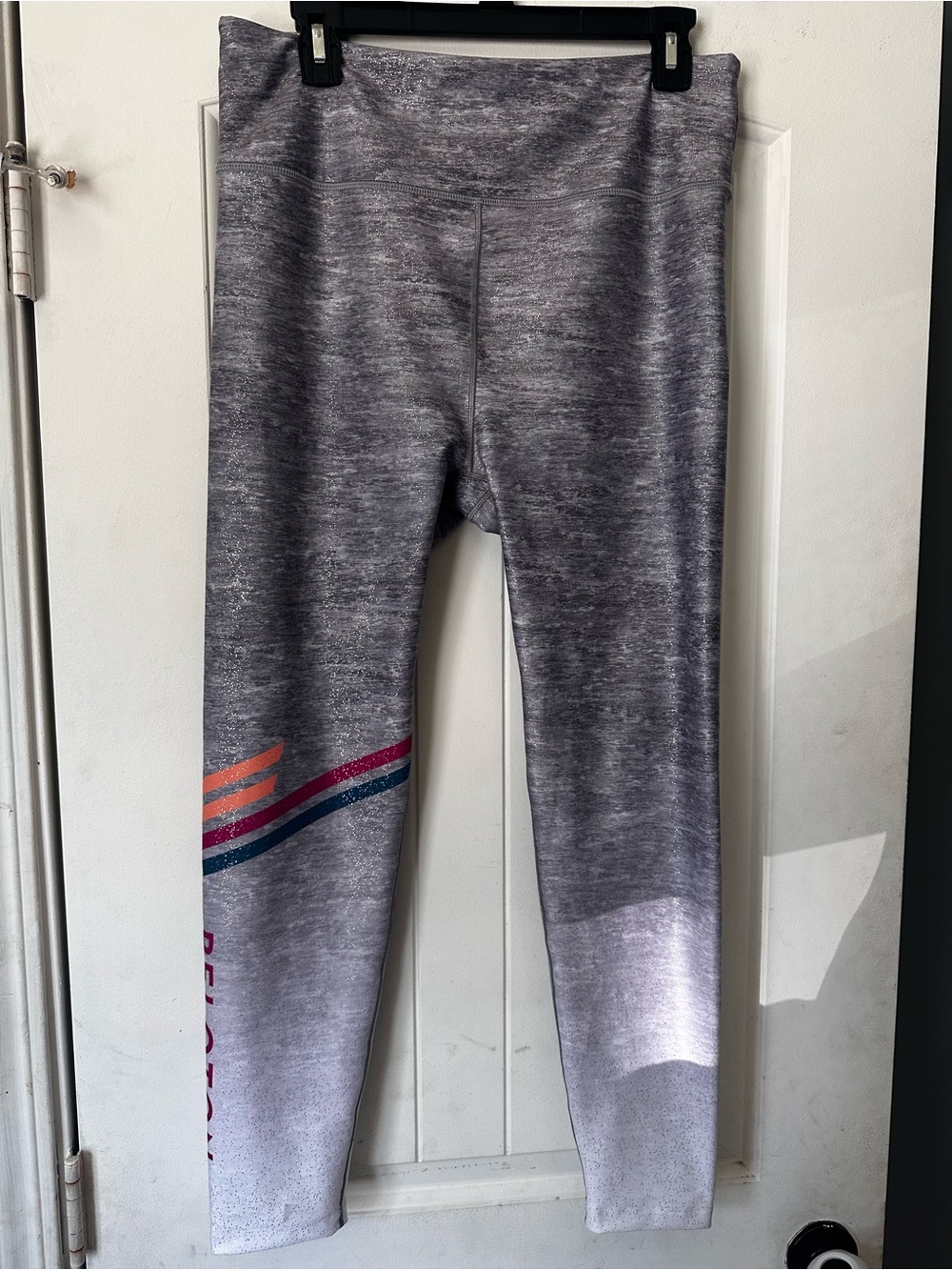 Peloton Roller Rink High Waist Glitter leggings- XL